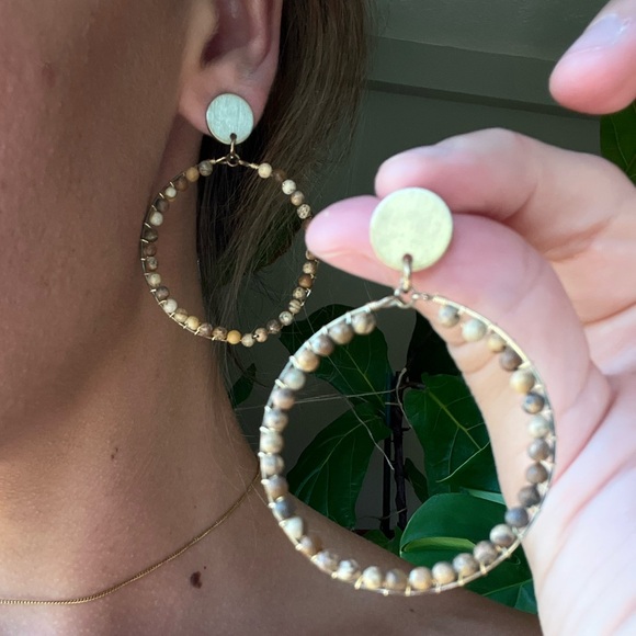 Earthy hoops - Picture 2 of 3